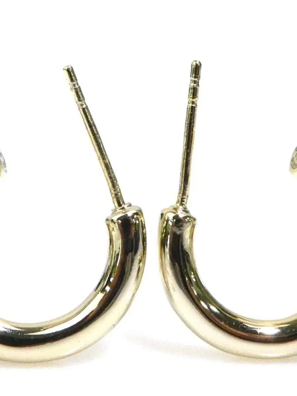 CHANEL CC Logo Pierce Earrings Gold/Black/Pink Metal/Enamel